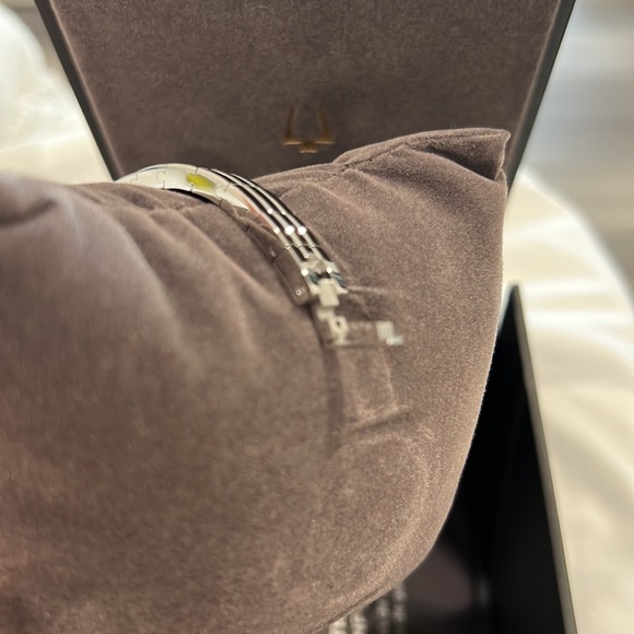 Bulova Rhapsody black dial watch, with 8 diamonds! New! - Picture 3 of 6